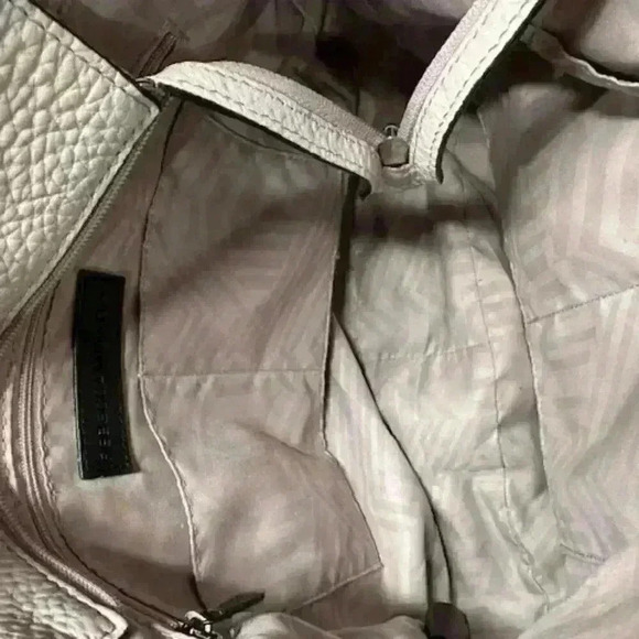 Rebecca Minkoff Gray Pebbled Leather Shoulder Hobo Bag - Picture 13 of 13